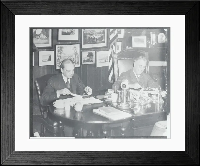 Framed Print : Roosevelt and Owen D. Young Framed Print : Roosevelt and Owen D. Young