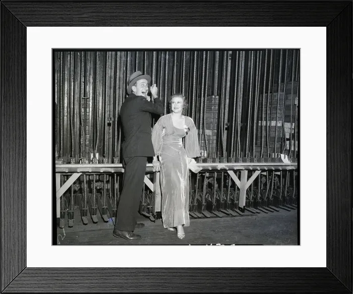 Framed Print : Ginger Rogers And Jimmy Durante Framed Print : Ginger Rogers And Jimmy Durante