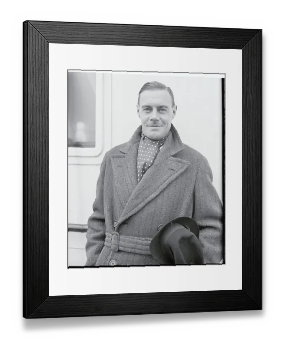 Framed Print : Portrait of Colin Clive Smiling Framed Print : Portrait of Colin Clive Smiling