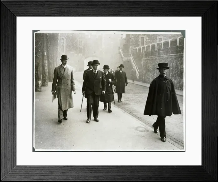 Framed Print : King of Denmark (Left) at Tower of London