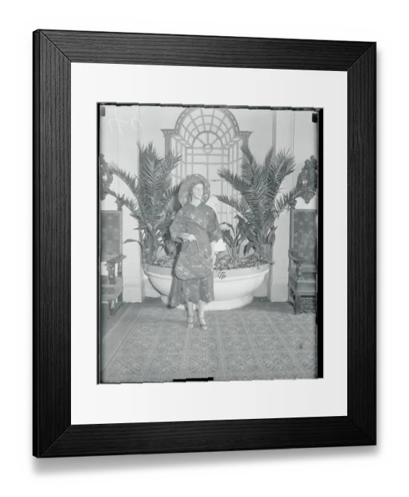 Framed Print : Model Wearing Beach Costume Framed Print : Model Wearing Beach Costume
