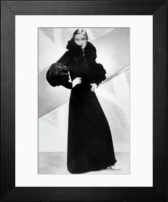 Framed Print : Model in Evening Wear Wrap Framed Print : Model in Evening Wear Wrap