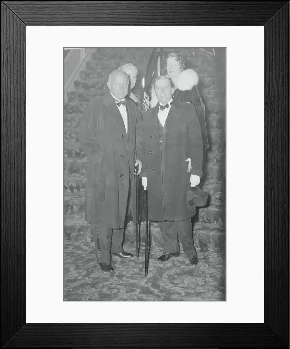 Framed Print : Cecil B. Demille and Friends Attending Premiere of The Sign of the Cross Framed Print : Cecil B. Demille and Friends Attending Premiere of The Sign of the Cross