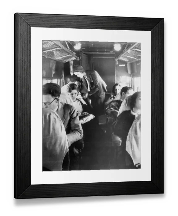 Framed Print : Interior of 1932 Airline Framed Print : Interior of 1932 Airline