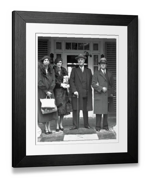 Framed Print : Roosevelt Family on Vacation Framed Print : Roosevelt Family on Vacation