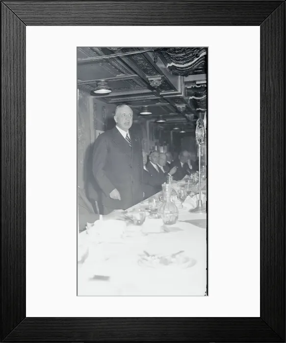 Framed Print : Charles Schwab Making Speech Framed Print : Charles Schwab Making Speech