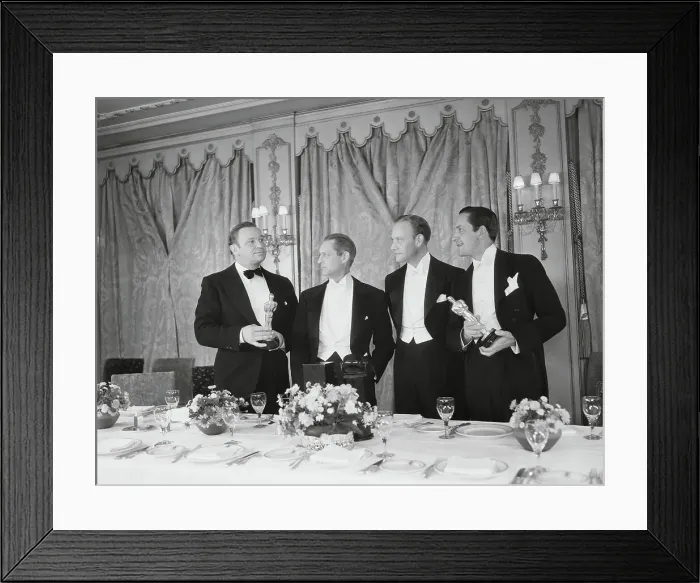 Framed Print : Conrad Nagel with Oscar Award Winning Recipients Framed Print : Conrad Nagel with Oscar Award Winning Recipients