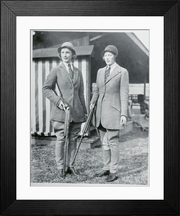 Framed Print : Dupont Women Standing with Rifles Framed Print : Dupont Women Standing with Rifles