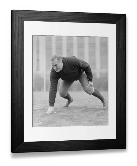 Framed Print : Football Player Cal Hubbard Framed Print : Football Player Cal Hubbard
