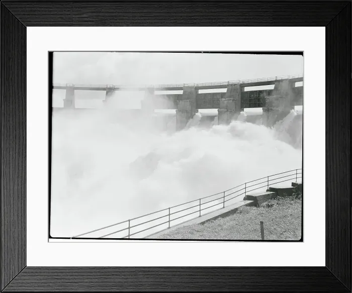 Framed Print : Water Coming Through Gatun Dam Framed Print : Water Coming Through Gatun Dam