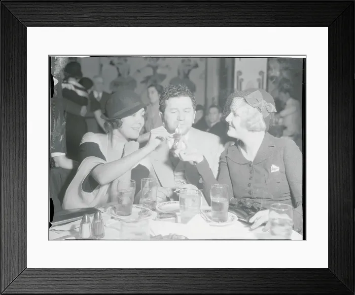 Framed Print : Women Lighting Man's Cigarette Framed Print : Women Lighting Man's Cigarette