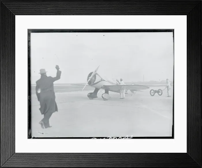 Framed Print : Roscoe Turner Preparing for Takeoff Framed Print : Roscoe Turner Preparing for Takeoff