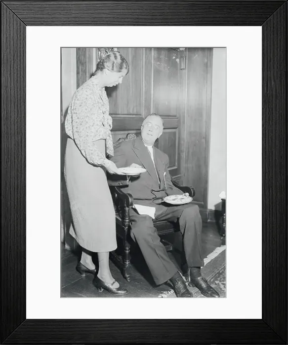 Framed Print : Franklin and Eleanor Roosevelt Framed Print : Franklin and Eleanor Roosevelt
