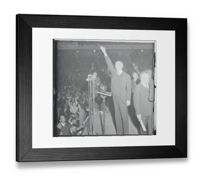 Framed Print : Norman Thomas Speaking