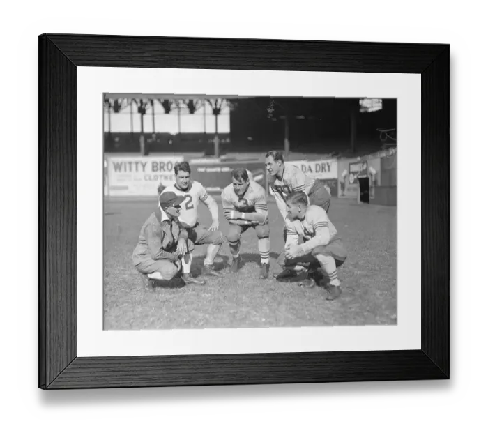 Framed Print : Ralph Jones Conversing with Players Framed Print : Ralph Jones Conversing with Players