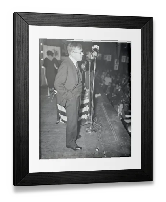 Framed Print : Newton Baker Making an Address Framed Print : Newton Baker Making an Address