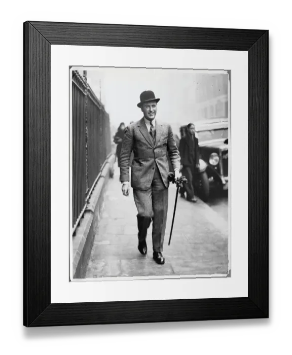 Framed Print : Norway's Prince Olaf in London Framed Print : Norway's Prince Olaf in London