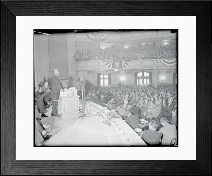 Framed Print : Governor Roosevelt Making an Address Framed Print : Governor Roosevelt Making an Address