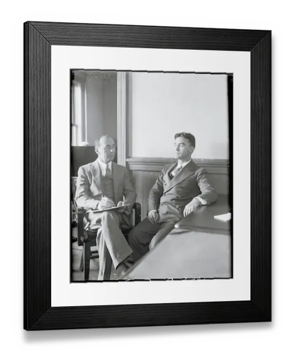 Framed Print : Detective Questioning a Murder Suspect Framed Print : Detective Questioning a Murder Suspect