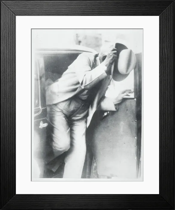 Framed Print : Samuel Insull Hiding His Face Framed Print : Samuel Insull Hiding His Face