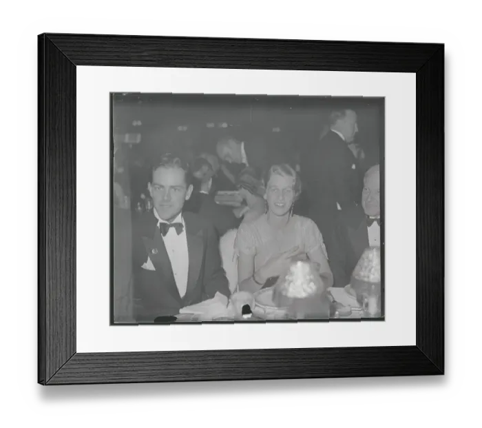 Framed Print : Mrs. Curtis Dall Attending Dinner Framed Print : Mrs. Curtis Dall Attending Dinner