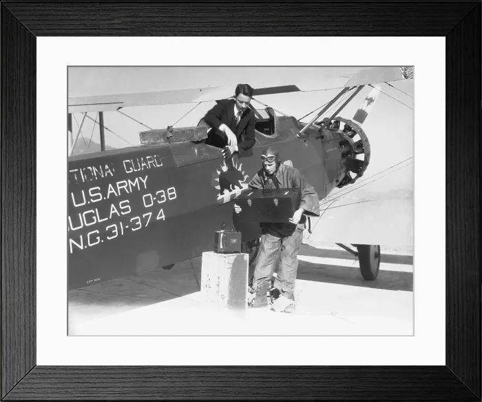 Framed Print : Professor and Captain Observing Apparatus Framed Print : Professor and Captain Observing Apparatus