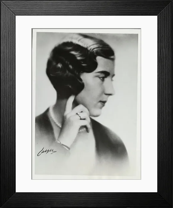 Framed Print : Portrait of Princess Ingrid