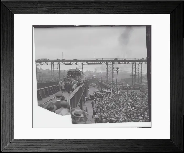 Framed Print : Franklin D. Roosevelt Speaking from Train Framed Print : Franklin D. Roosevelt Speaking from Train