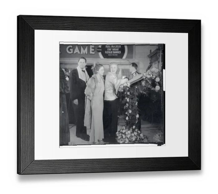 Framed Print : Ginger Rogers and Phyllis Frazer at Premiere Framed Print : Ginger Rogers and Phyllis Frazer at Premiere