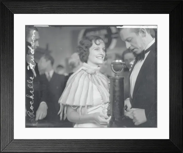 Framed Print : Rochelle Hudson Smiling at Theater Premiere Framed Print : Rochelle Hudson Smiling at Theater Premiere