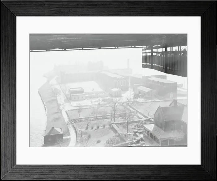 Framed Print : New York's Welfare Island Framed Print : New York's Welfare Island