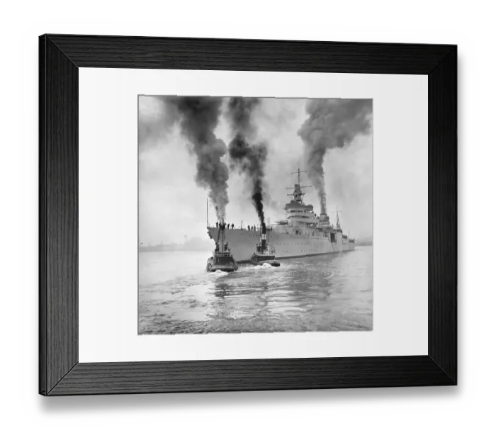 Framed Print : USS Indianapolis Beginning Trial Cruise Framed Print : USS Indianapolis Beginning Trial Cruise