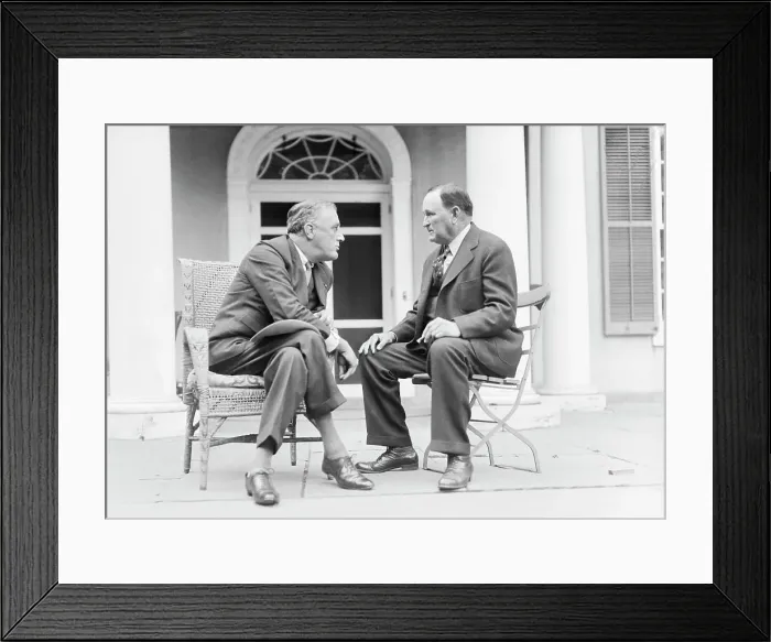 Framed Print : Franklin D. Roosevelt and Senator Joseph Robinson Framed Print : Franklin D. Roosevelt and Senator Joseph Robinson