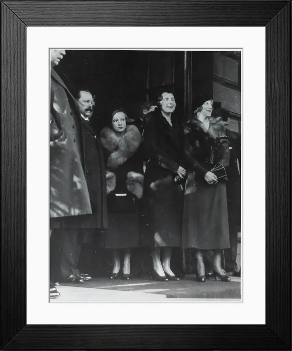 Framed Print : Princess Ingrid and Companions