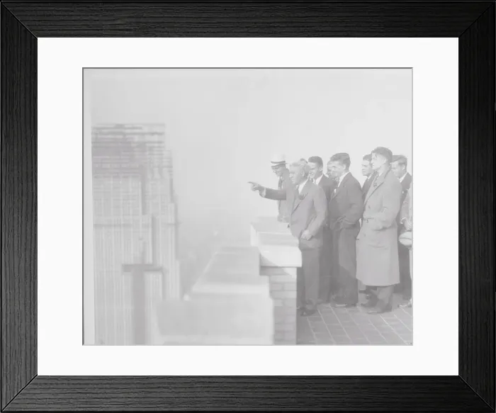 Framed Print : Amos Alonzo Stagg Sightseeing with His Team Framed Print : Amos Alonzo Stagg Sightseeing with His Team