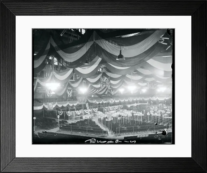 Framed Print : Interior of Republican Convention Hall Framed Print : Interior of Republican Convention Hall