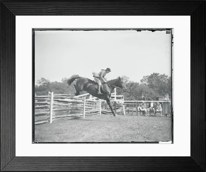 Framed Print : Barbara West Riding Horse at Special Event Framed Print : Barbara West Riding Horse at Special Event