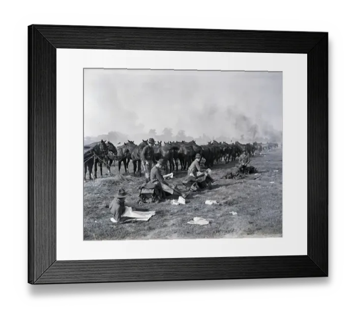 Framed Print : Bonus Army Camp Marks Taken Over