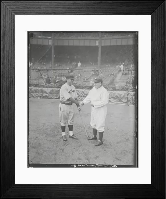 Framed Print : Charlie Grimm and Joe McCarthy Shaking Hands Framed Print : Charlie Grimm and Joe McCarthy Shaking Hands
