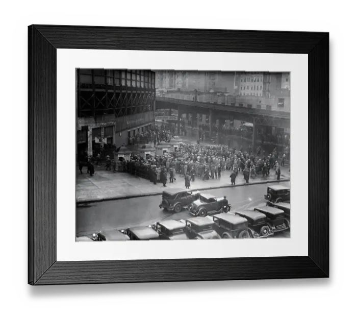 Framed Print : People Waiting to Enter Yankee Stadium