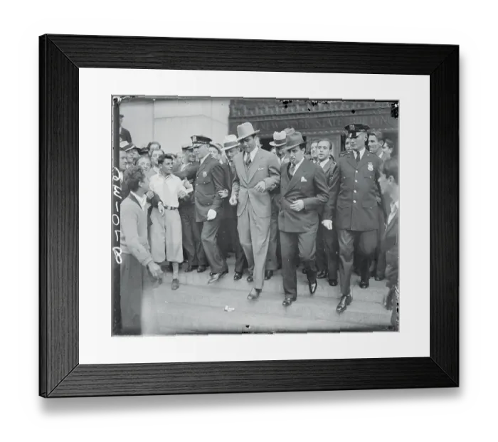 Framed Print : Max Schmeling Leaving After Weighing In Framed Print : Max Schmeling Leaving After Weighing In