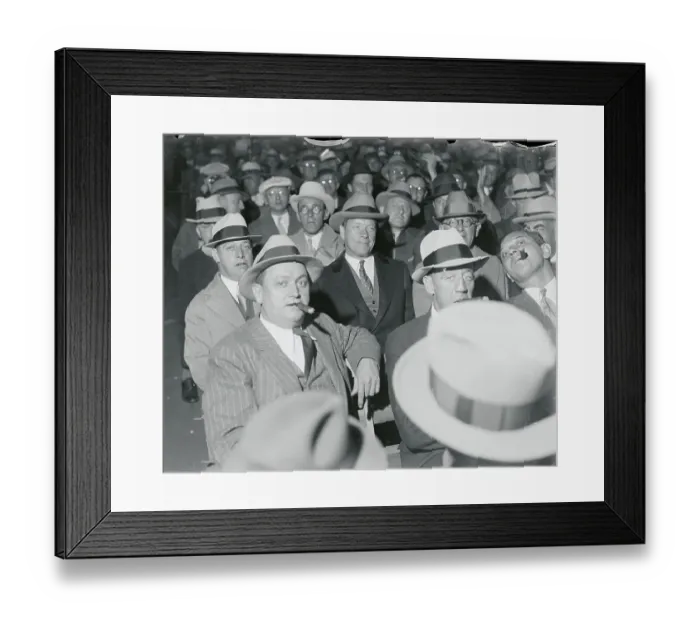 Framed Print : Mayor McKee Attending Milk Fund Bout Framed Print : Mayor McKee Attending Milk Fund Bout