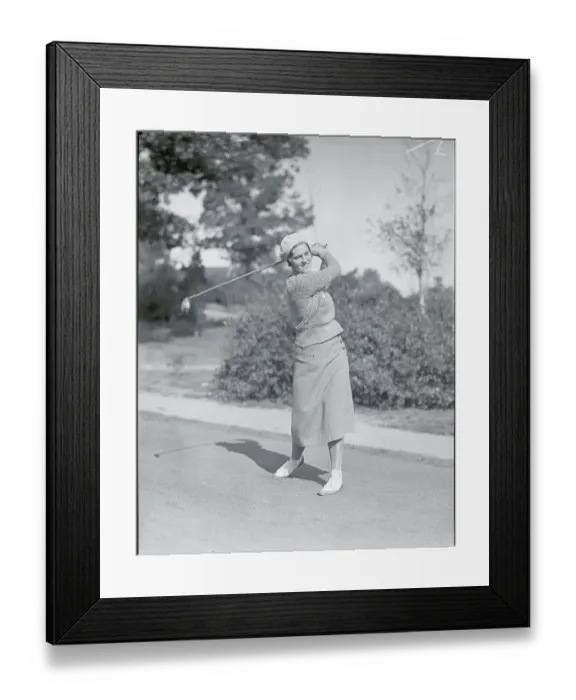 Framed Print : Maureen Orcutt Swinging Golf Club Framed Print : Maureen Orcutt Swinging Golf Club
