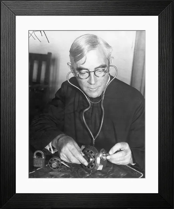 Framed Print : Priest Picking a Lock Framed Print : Priest Picking a Lock
