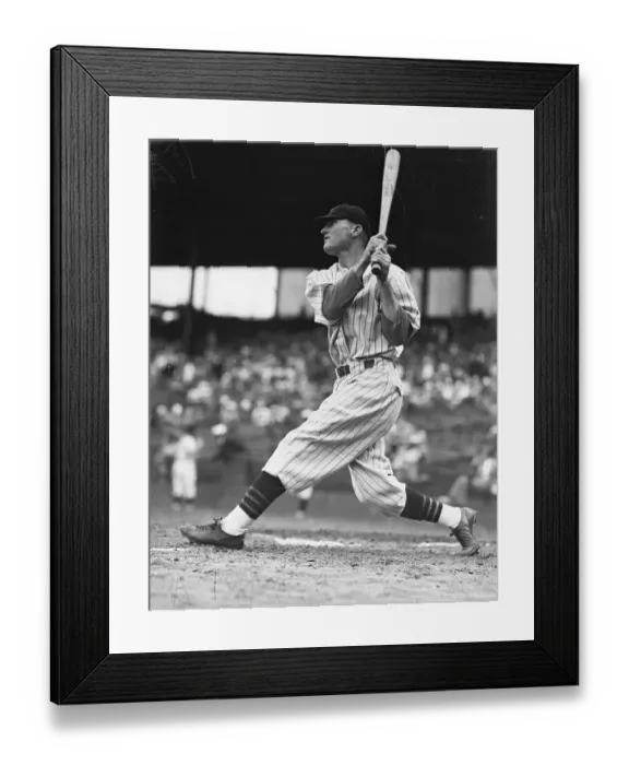 Framed Print : Chicago Cubs Team Player in Batting Position