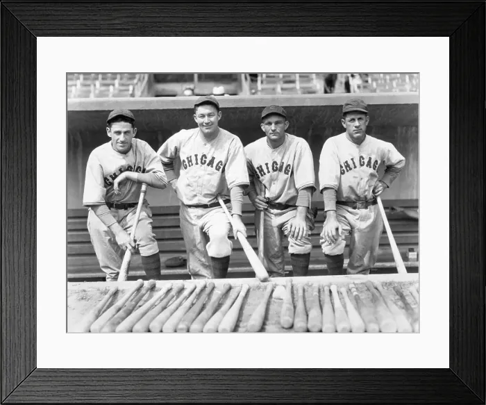 Framed Print : 1932 Chicago Cubs Players