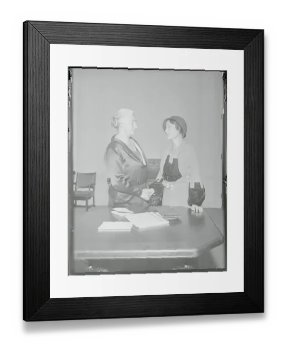 Framed Print : Women Zionist Shaking Hands Framed Print : Women Zionist Shaking Hands