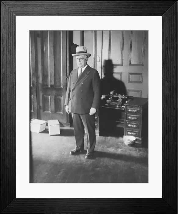 Framed Print : James J. Davis After Leaving Court Framed Print : James J. Davis After Leaving Court