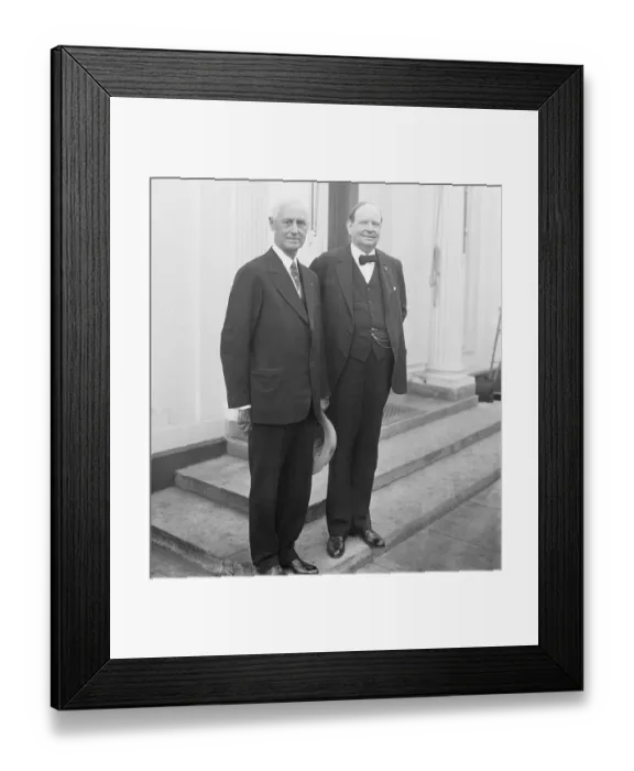 Framed Print : William G. Conley and Henry D. Hatfield Framed Print : William G. Conley and Henry D. Hatfield