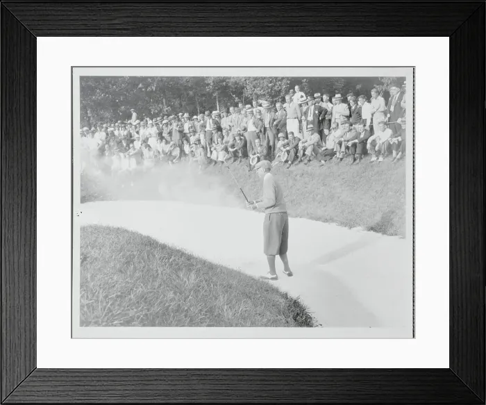 Framed Print : Francis Ouimet Gazing at His Unfortunate Golf Play Framed Print : Francis Ouimet Gazing at His Unfortunate Golf Play